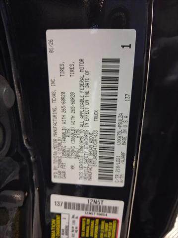 2026 Toyota Tundra Limited CrewMax 5.5' Bed