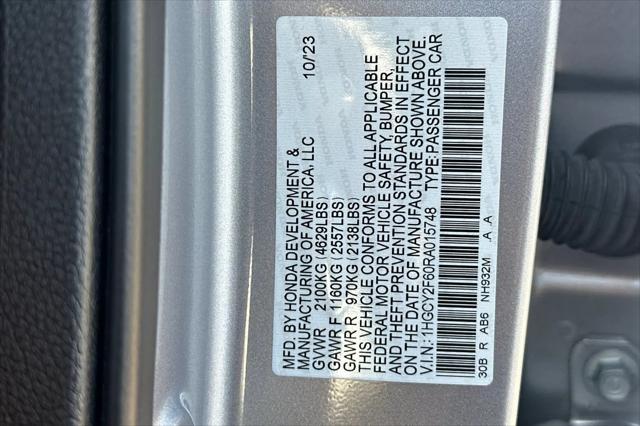 2024 Honda Accord Hybrid EX-L