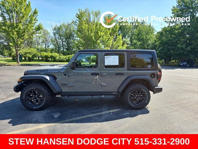 2021 Jeep Wrangler Willys 4x4 for sale in Urbandale, IA