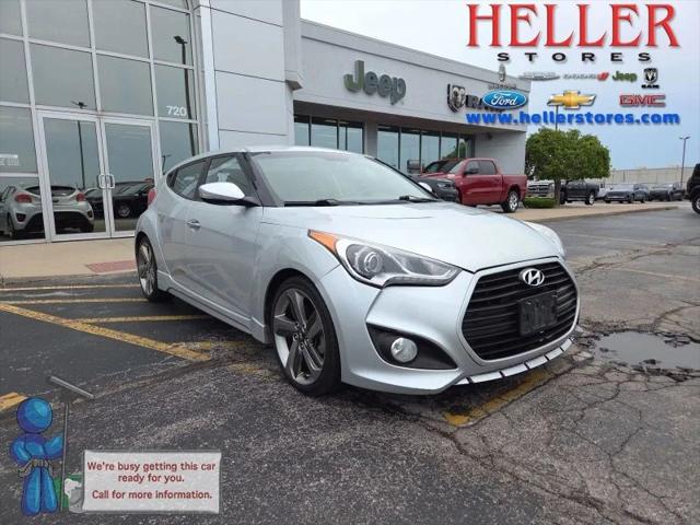 2013 Hyundai Veloster Turbo w/Blue for sale in Pontiac, IL