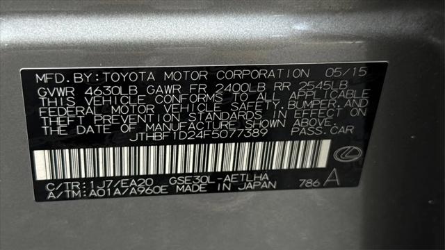 2015 Lexus IS 250 IS 250