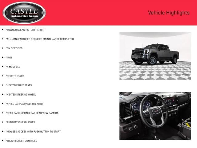 2024 GMC Sierra 2500HD 4WD Crew Cab Standard Bed SLE