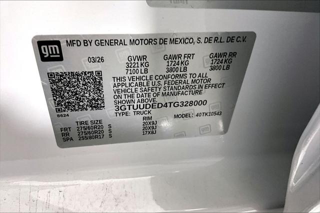 2026 GMC Sierra 1500 Crew Cab, Short Bed, SLT, 4WD