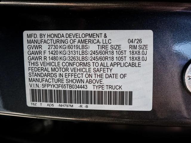 2026 Honda Ridgeline TrailSport