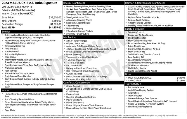 2023 Mazda CX-5 2.5 Turbo Signature