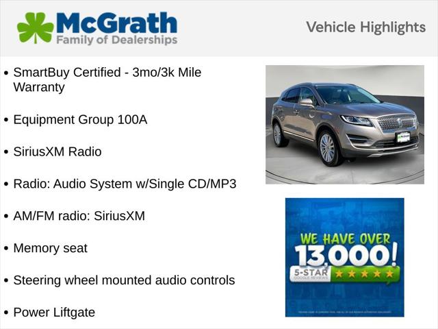 2019 Lincoln MKC Standard