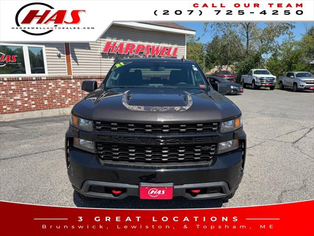 2021 Chevrolet Silverado 1500 4WD Crew Cab Short Bed Custom Trail Boss