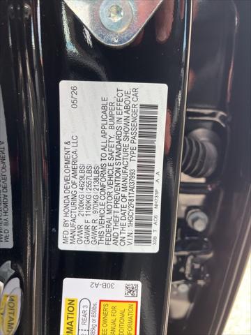 2026 Honda Accord Sedan Touring