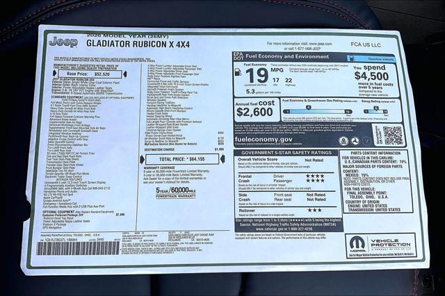 2026 Jeep Gladiator Rubicon
