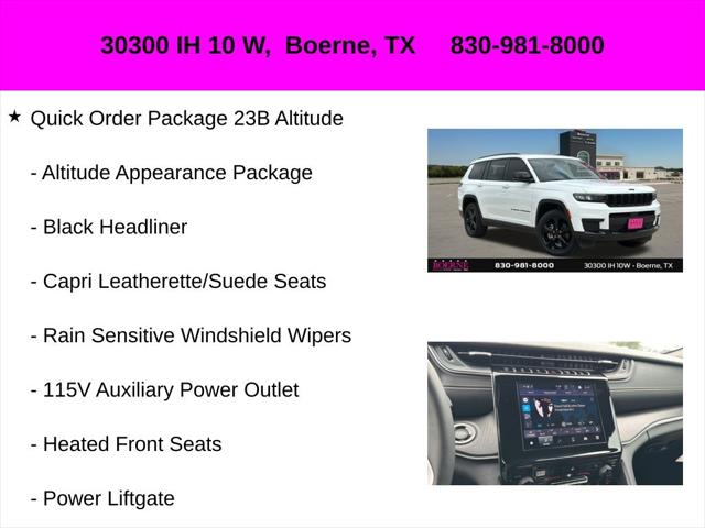 2023 Jeep Grand Cherokee L Altitude 4x2