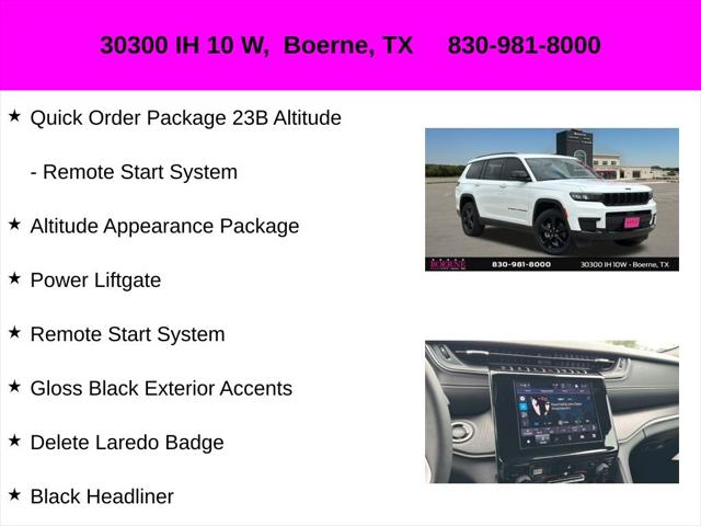 2023 Jeep Grand Cherokee L Altitude 4x2