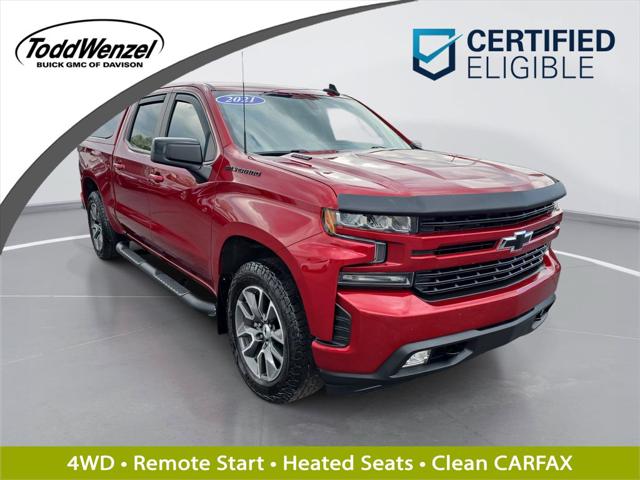 2021 Chevrolet Silverado 1500 4WD Crew Cab Short Bed RST for sale in Davison, MI