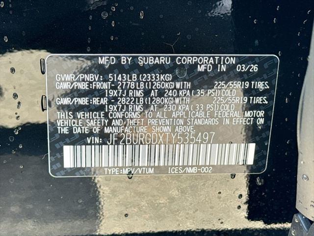 2026 Subaru Outback Limited XT