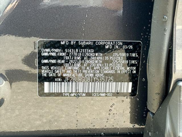 2026 Subaru Outback Limited XT