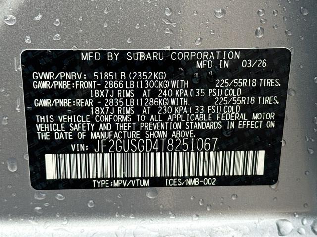 2026 Subaru Crosstrek Sport