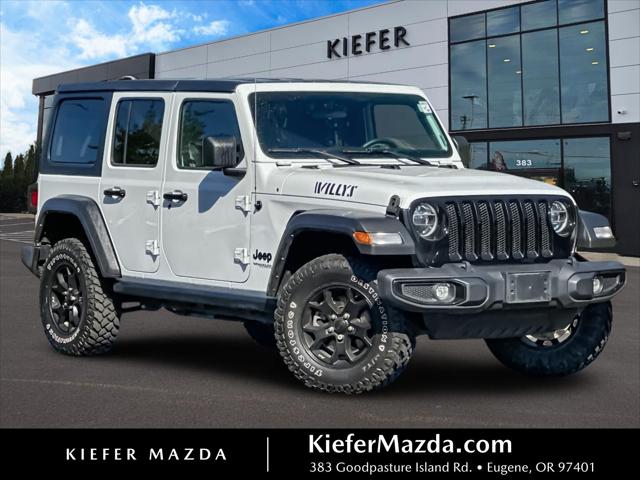 2022 Jeep Wrangler Unlimited Willys 4x4 for sale in Eugene, OR