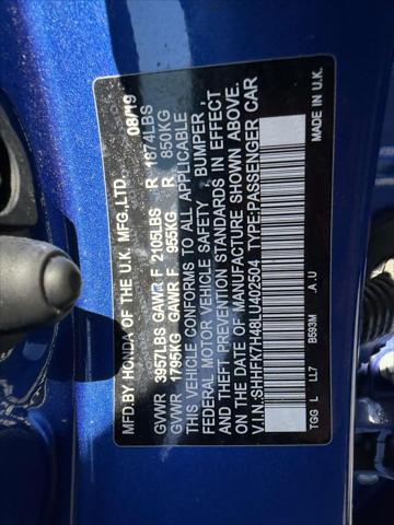 2020 Honda Civic Sport