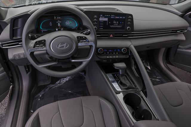 2025 Hyundai Elantra Hybrid Blue