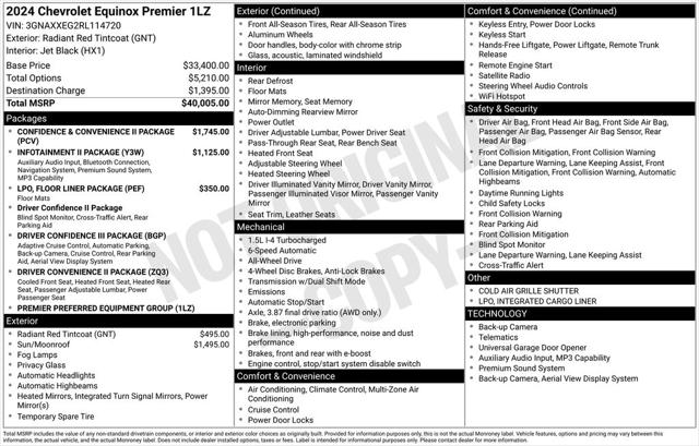 2024 Chevrolet Equinox AWD Premier