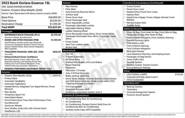 2023 Buick Enclave Essence AWD