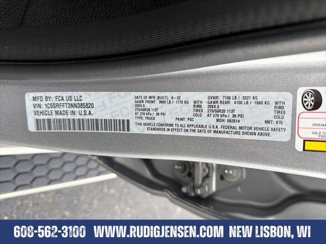 2022 Ram 1500 Big Horn Crew Cab 4x4 57 Box