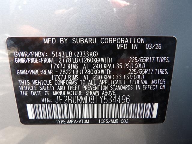 2026 Subaru Outback Wilderness
