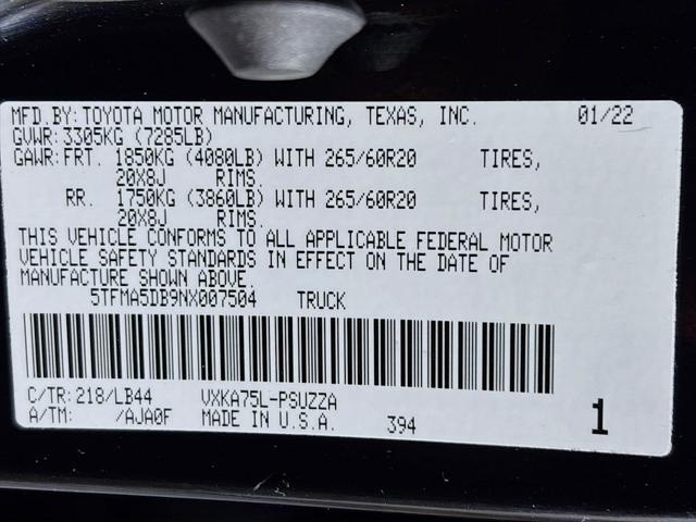 Used 2022 Toyota Tundra 1794 Edition For Sale in Olive Branch, MS