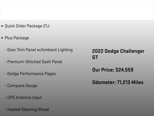 2022 Dodge Challenger GT AWD
