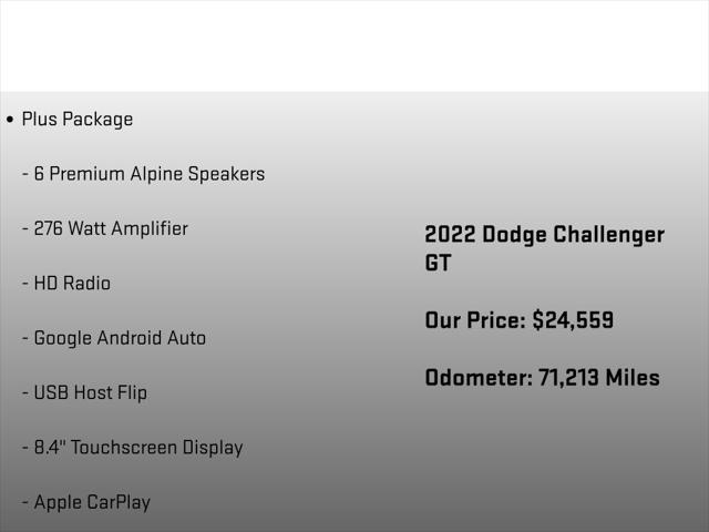 2022 Dodge Challenger GT AWD