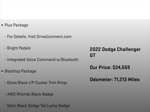 2022 Dodge Challenger GT AWD