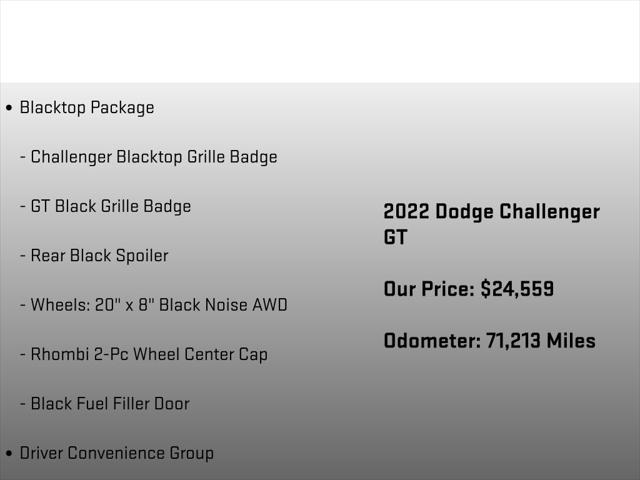 2022 Dodge Challenger GT AWD