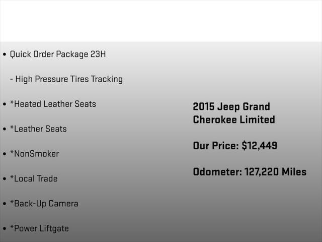 2015 Jeep Grand Cherokee Limited