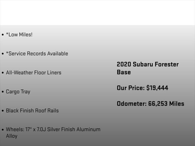 2020 Subaru Forester Base