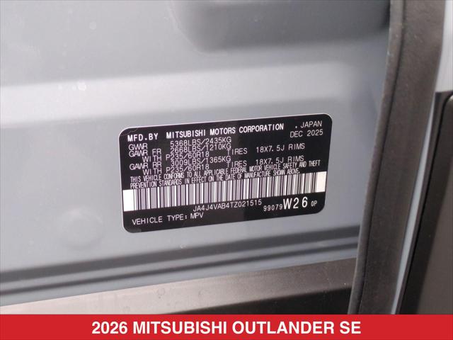 2026 Mitsubishi Outlander TRAIL EDITION S-AWC