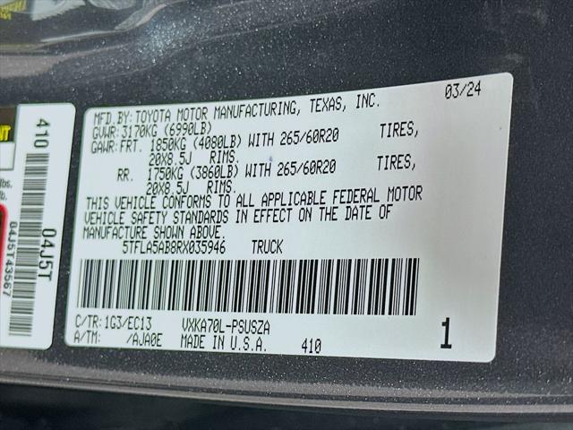 2024 Toyota Tundra SR5