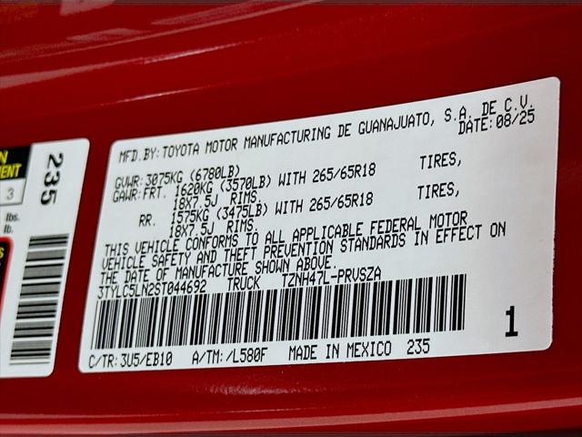 2025 Toyota Tacoma Limited