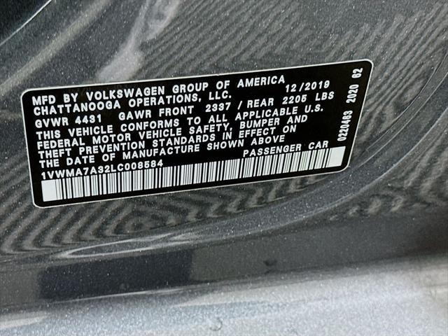 2020 Volkswagen Passat 2.0T R-Line