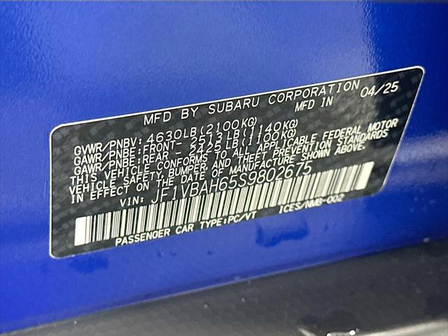 2025 Subaru WRX Premium