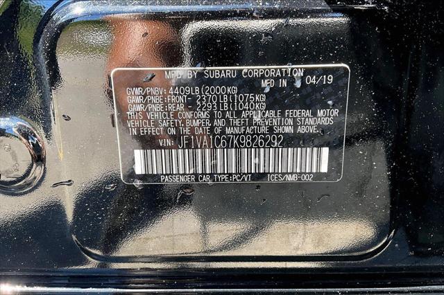 2019 Subaru WRX Premium