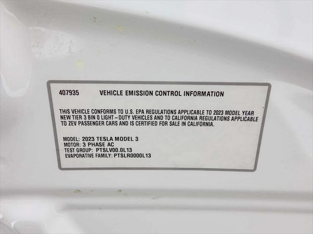 2023 Tesla Model 3 Rear-Wheel Drive