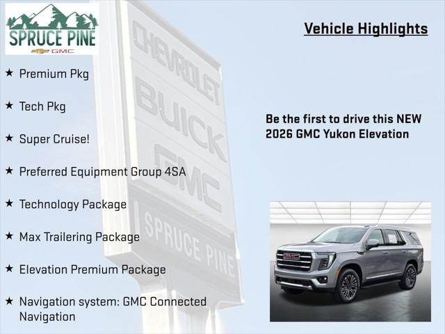 2026 GMC Yukon 4WD Elevation