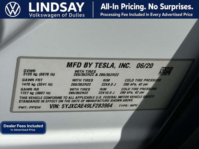 2020 Tesla Model X Performance Dual Motor All-Wheel Drive