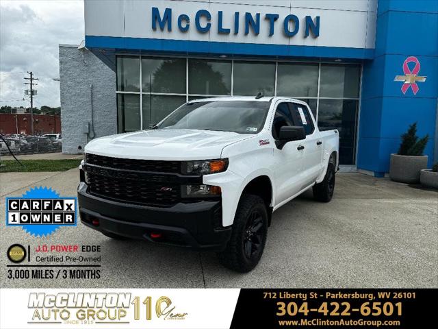 2021 Chevrolet Silverado 1500 4WD Crew Cab Short Bed Custom Trail Boss for sale near Parkersburg, WV