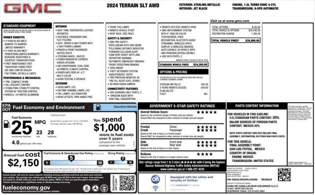 2024 GMC Terrain AWD SLT