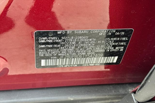 2026 Subaru Outback Premium