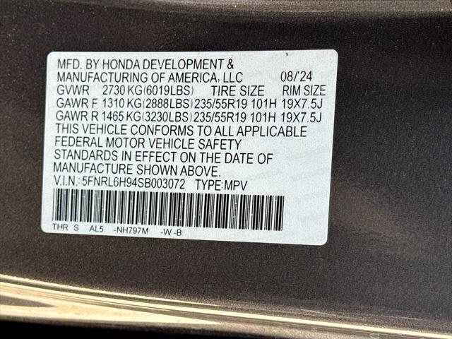 2025 Honda Odyssey Elite