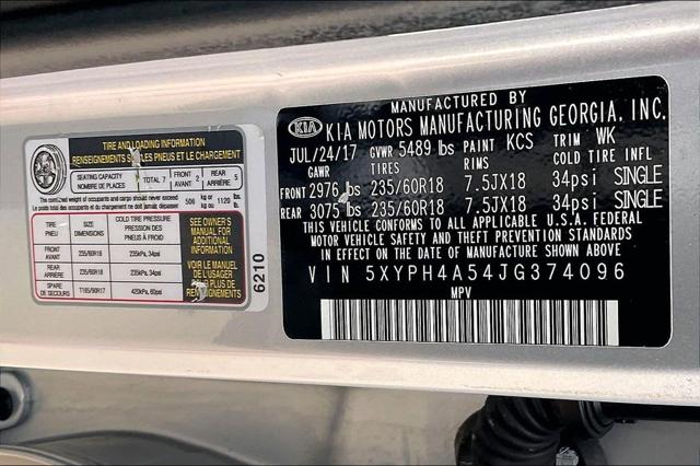 2018 Kia Sorento 3.3L EX