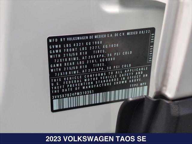2023 Volkswagen Taos 1.5T SE
