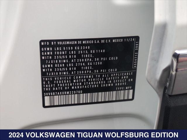 2024 Volkswagen Tiguan 2.0T Wolfsburg Edition
