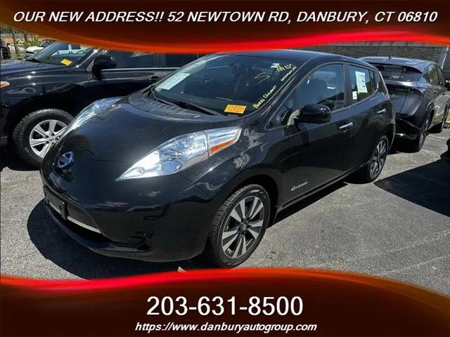 2017 Nissan LEAF SV for sale in DANBURY, CT